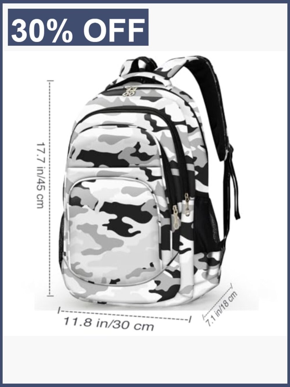 Lightweight School Backpack Travel Bag for Men & Women College Laptop View 5